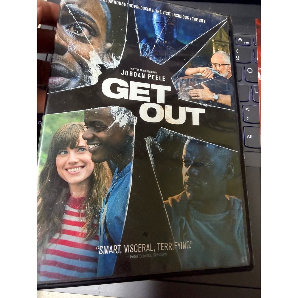 Get Out DVD Jordan Peele Horror Thriller Daniel Kaluuya Blumhouse Widescreen